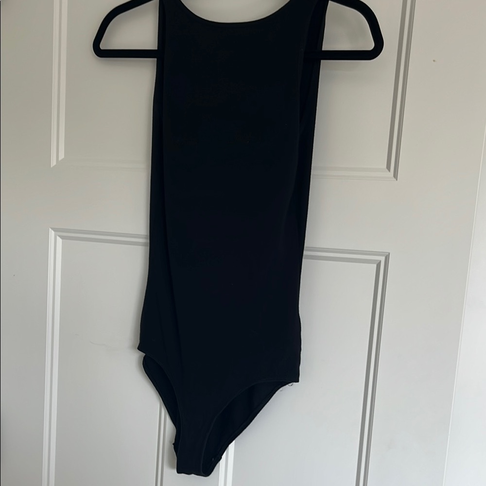 Kids Black One Piece Swimsuit